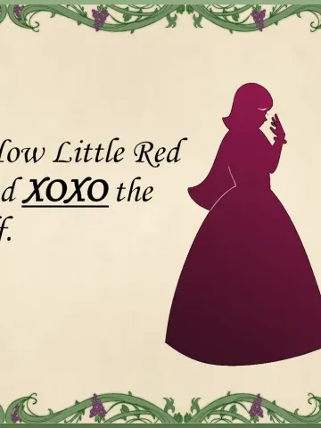 How Little Red Ridding Hood XOXO the Big Bad Wolf cover