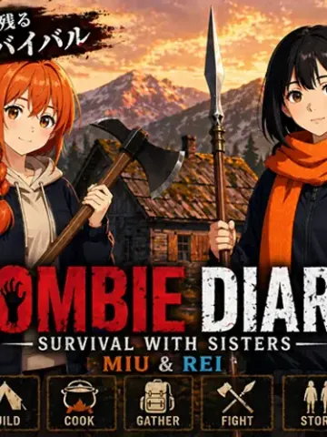Zombie Diary: Survival with Sisters Miu & Rei cover