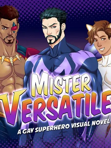 Mister Versatile: A Gay Superhero Visual Novel cover