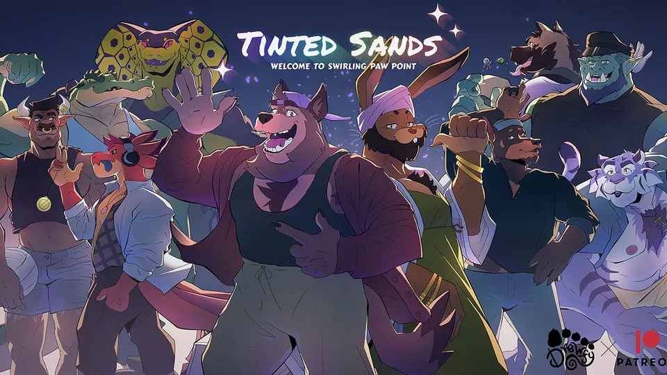 Tinted Sands: Welcome to Swirling Paw Point cover, wide