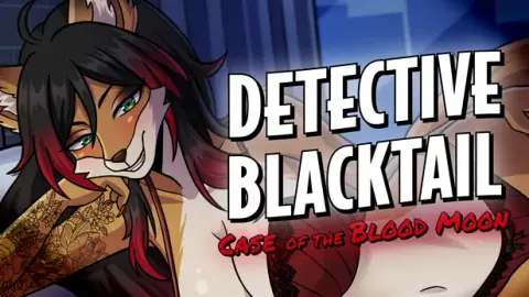Furry Detective Blacktail and the Case of the Blood Moon cover, wide