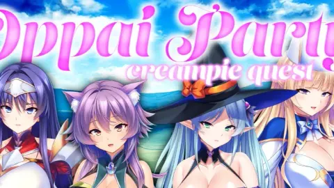 Oppai Party Creampie Quest cover, wide