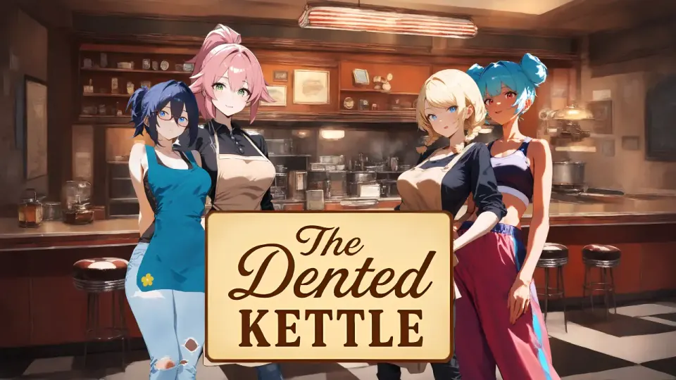 The Dented Kettle cover, wide