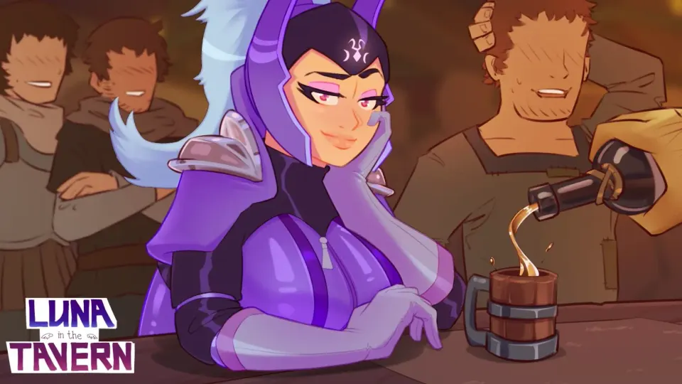 Luna in the Tavern: Animated cover, wide