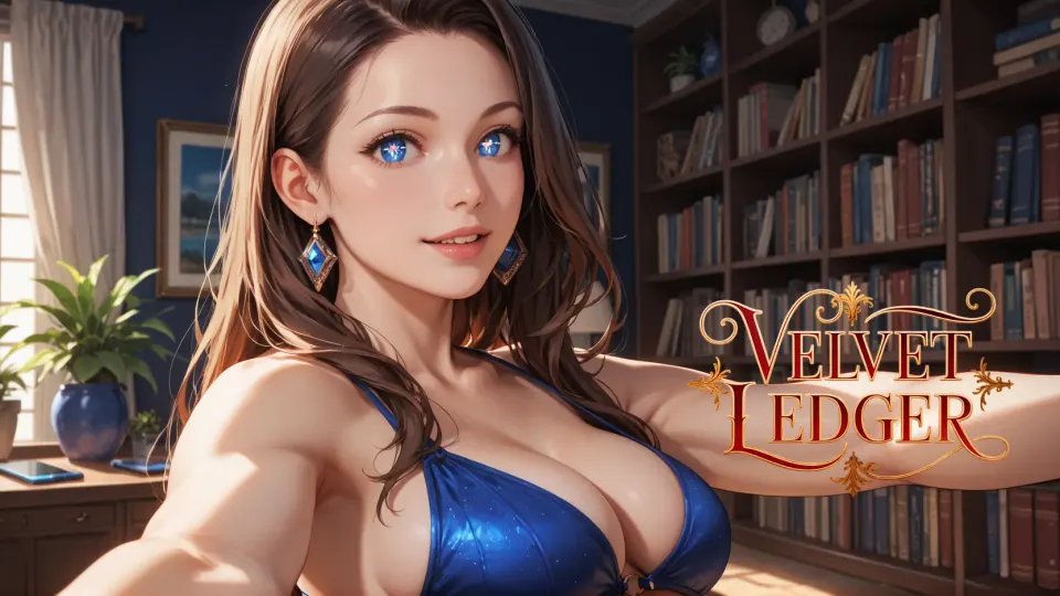 Velvet Ledger cover, wide