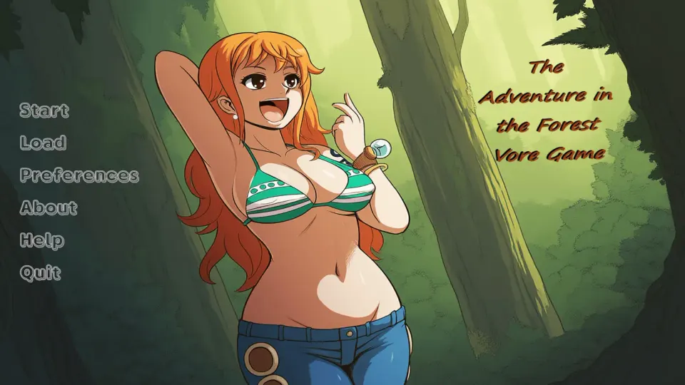 The Adventure in the Forest - Vore Game cover, wide