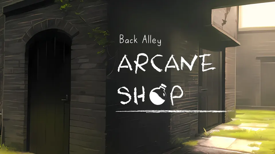 Arcane shop cover, wide