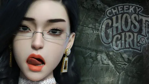 Cheeky Ghost Girl cover, wide