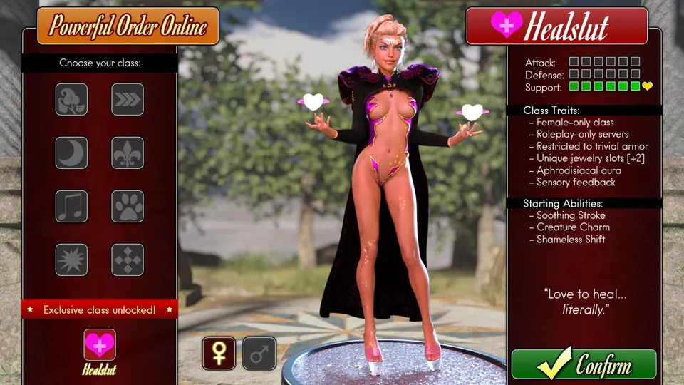 Healslut cover, wide