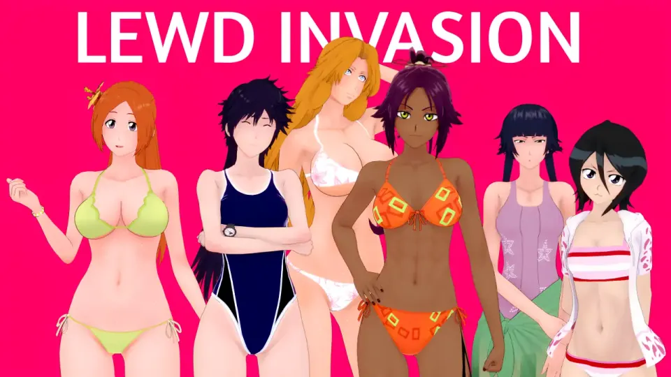 Lewd Invasion cover, wide