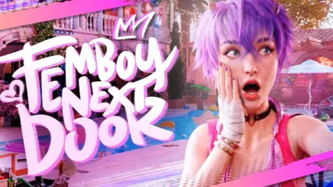 Femboy Next Door cover, wide