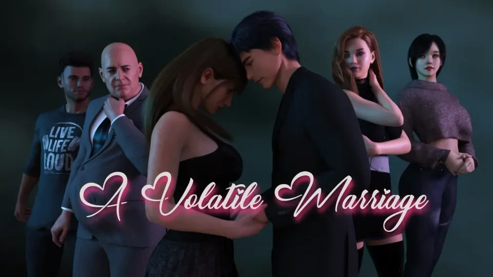 A Volatile Marriage cover, wide