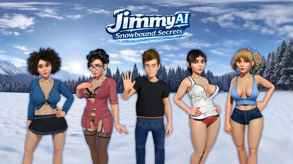 JimmyAI: Snowbound Secrets cover, wide