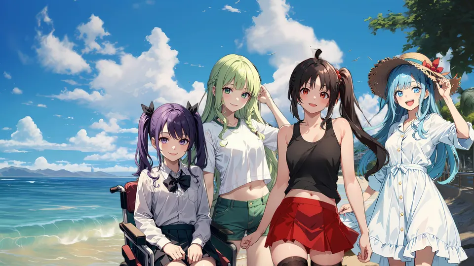 StrongGirls FMG Visual Novel cover, wide