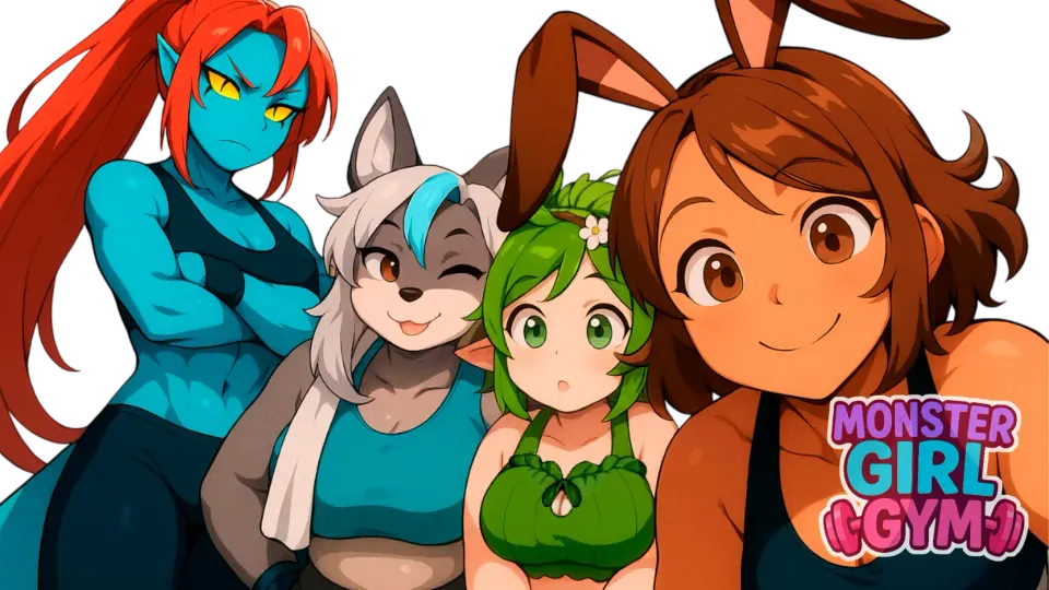 Monster Girl Gym cover, wide