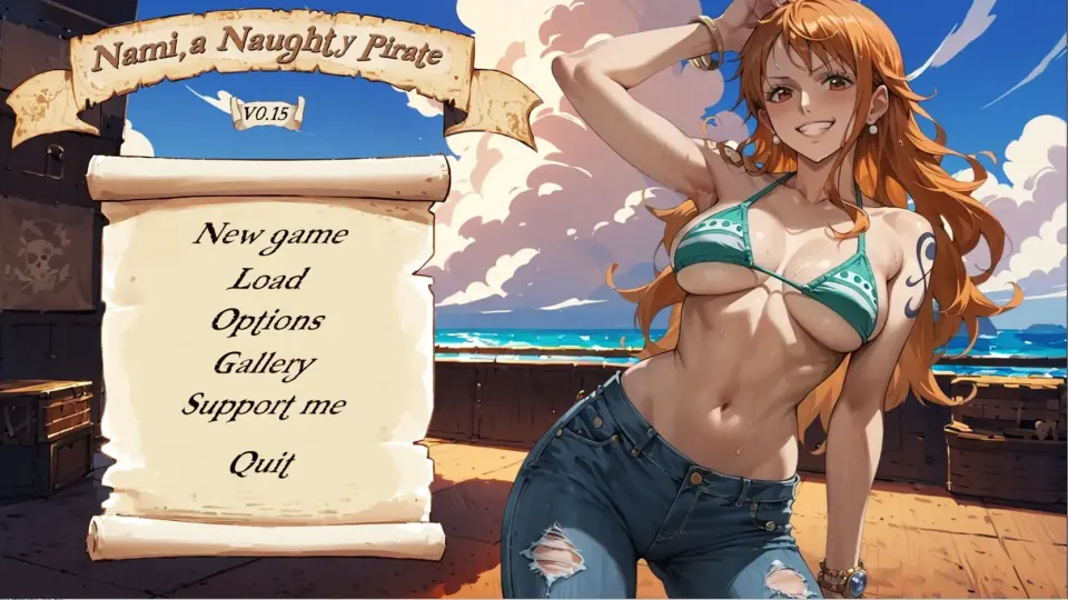Nami, a Naughty Pirate cover, wide