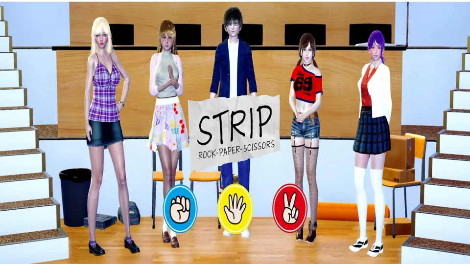 Strip Rock Paper Scissors cover, wide