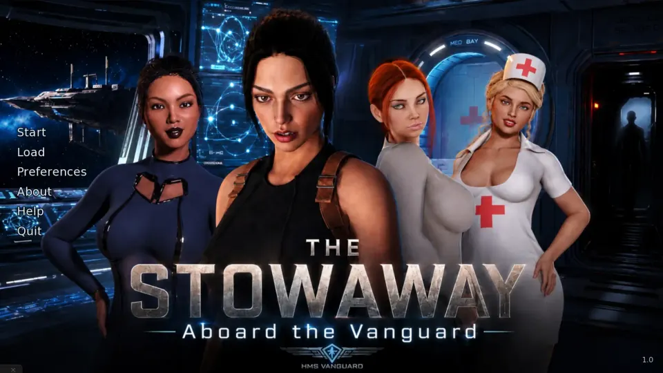 The Stowaway - Aboard the Vanguard cover, wide