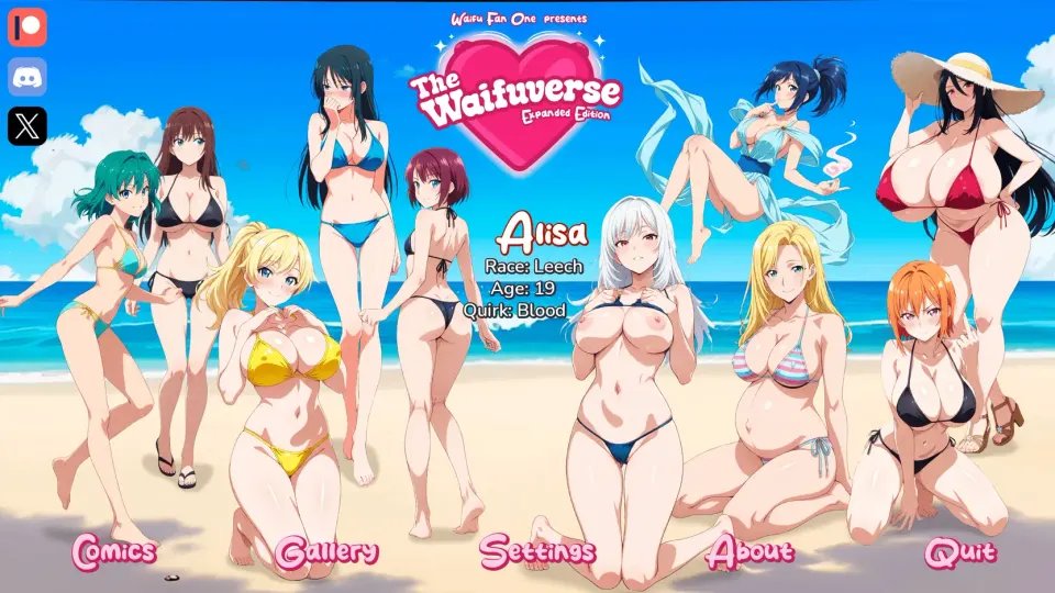 The Waifuverse - Expanded Edition cover, wide
