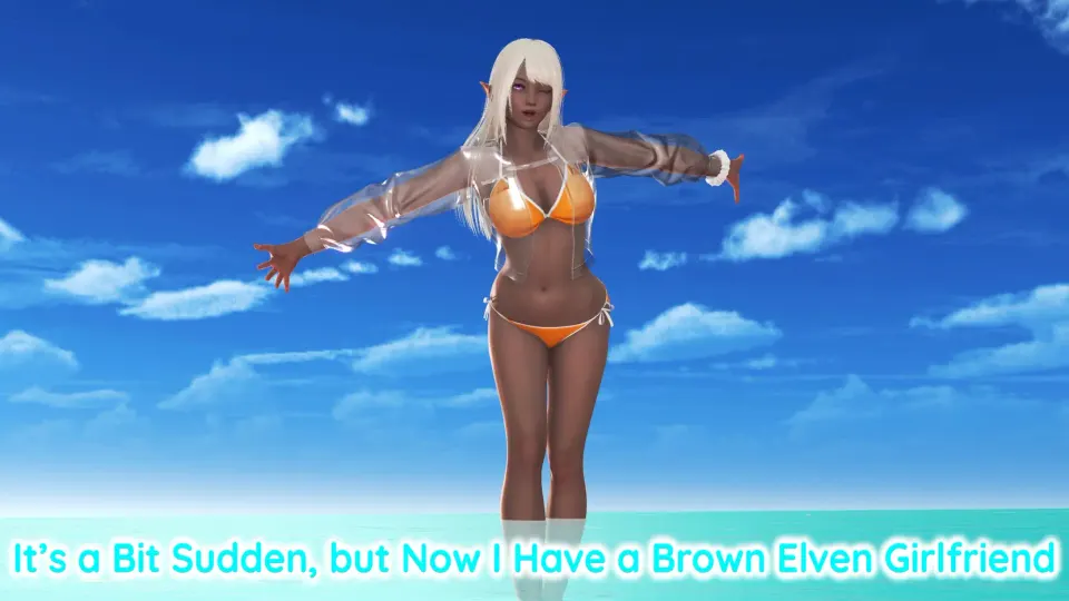 It's a Bit Sudden, but Now I Have a Brown Elven Girlfriend cover, wide
