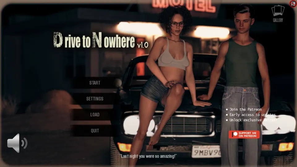 Drive to Nowhere cover, wide